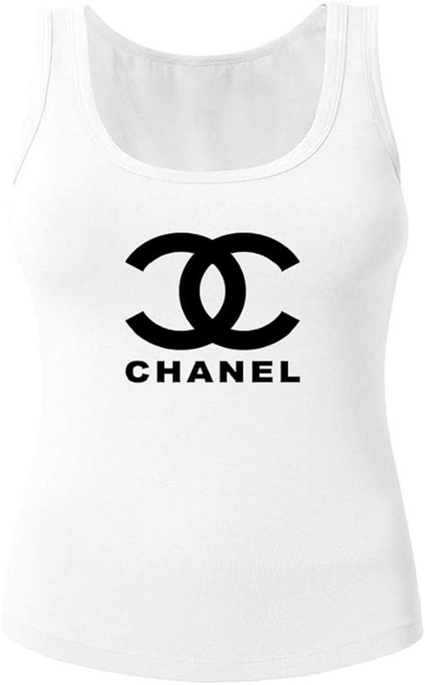 chanel white tank top.